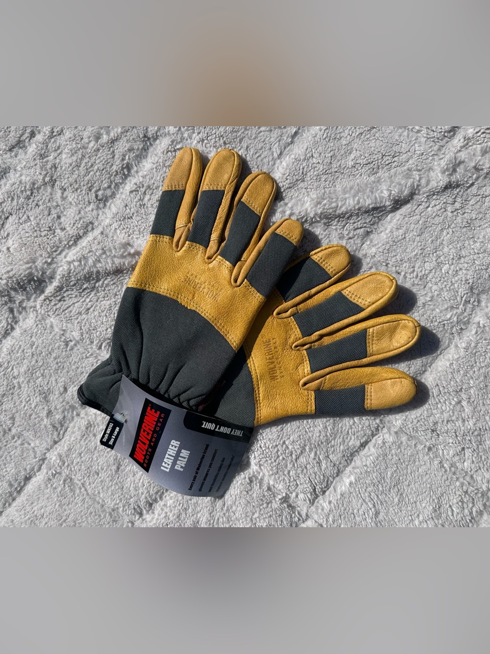 Wolverine | Leather Palm Work Gloves | New with Tags | Size Extra Large